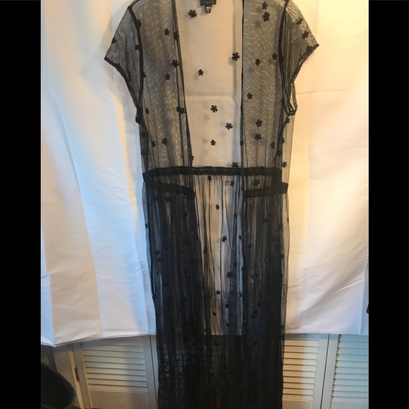 torrid Other - Long Torrid Lace with Stars Robe 00 NWOT